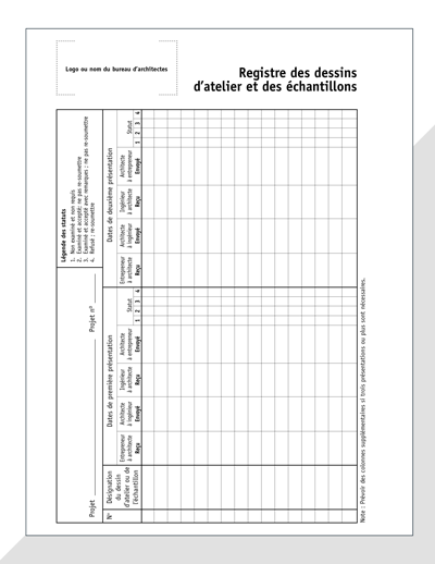 Registre de dossiers - Ordre des architectes du Québec